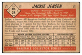 1953 Bowman Color Baseball #024 Jackie Jensen Senators GD-VG 492352