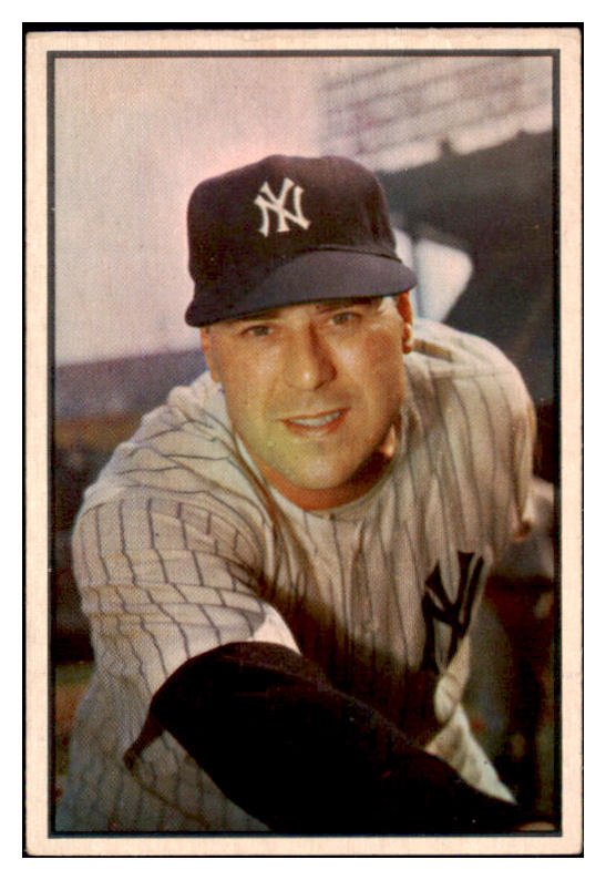 1953 Bowman Color Baseball #027 Vic Raschi Yankees EX-MT 492356