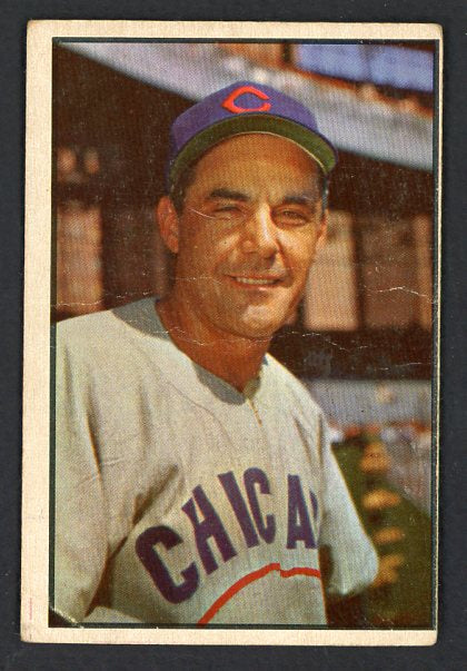 1953 Bowman Color Baseball #030 Phil Cavarretta Cubs PR-FR 492364