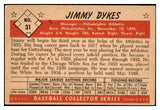 1953 Bowman Color Baseball #031 Jimmie Dykes A's VG 492366