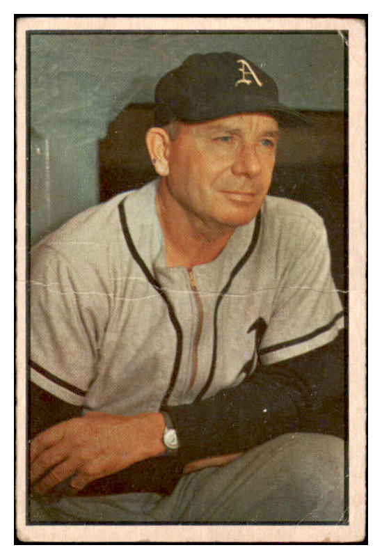 1953 Bowman Color Baseball #031 Jimmie Dykes A's FR-GD 492368