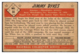 1953 Bowman Color Baseball #031 Jimmie Dykes A's FR-GD 492368