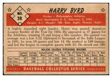 1953 Bowman Color Baseball #038 Harry Byrd A's PR-FR 492373