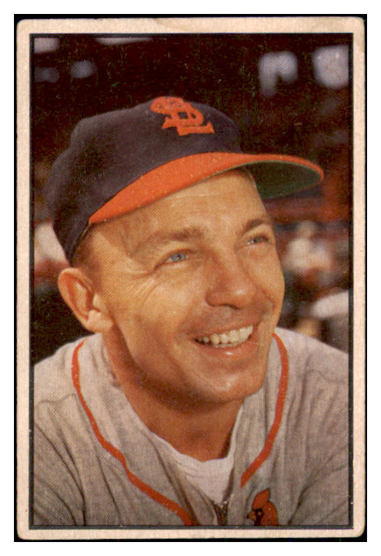 1953 Bowman Color Baseball #049 Eddie Stanky Cardinals VG-EX 492389