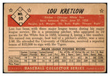 1953 Bowman Color Baseball #050 Lou Kretlow White Sox PR-FR 492392