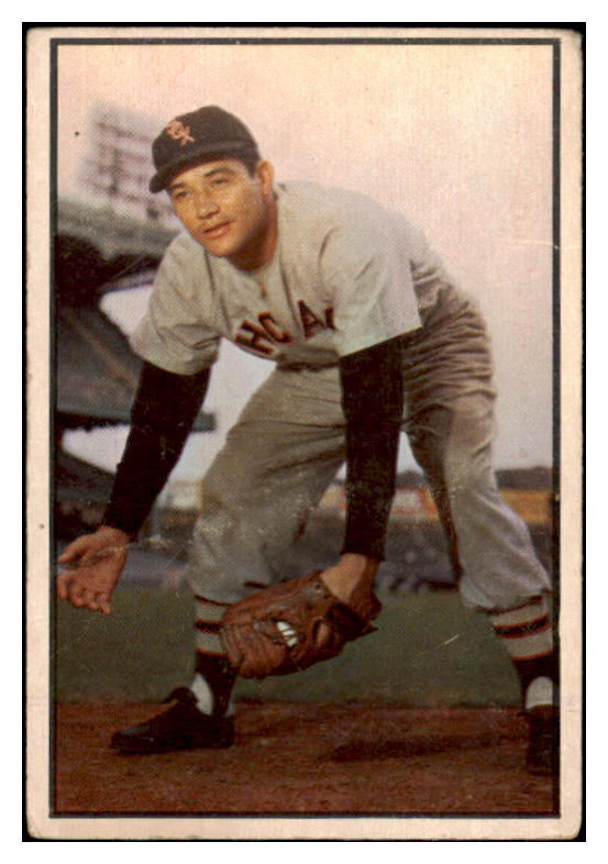 1953 Bowman Color Baseball #054 Chico Carrasquel White Sox VG-EX 492395