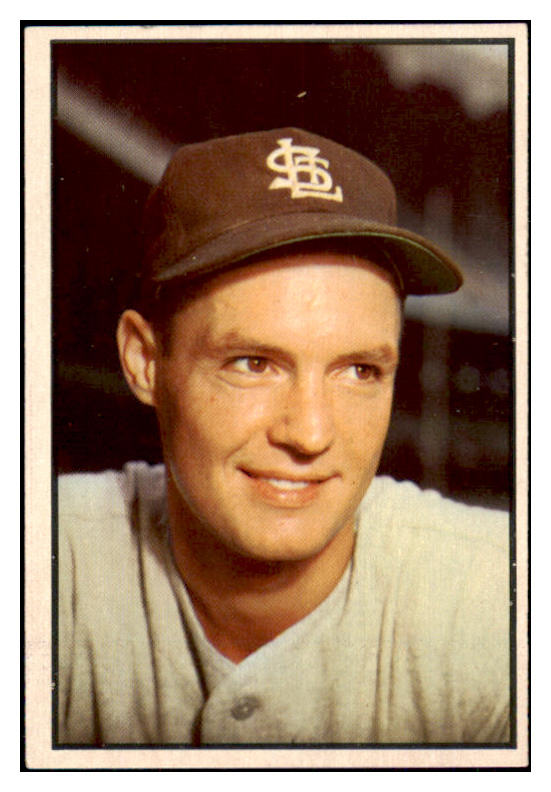 1953 Bowman Color Baseball #056 Bob Cain Browns EX-MT 492397