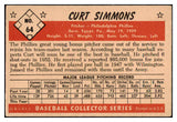 1953 Bowman Color Baseball #064 Curt Simmons Phillies EX 492402