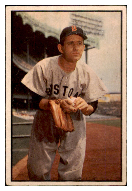1953 Bowman Color Baseball #066 Mel Parnell Red Sox VG-EX 492404