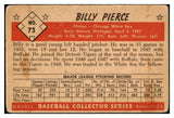 1953 Bowman Color Baseball #073 Billy Pierce White Sox GD-VG 492407