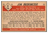 1953 Bowman Color Baseball #136 Jim Brideweser Yankees VG-EX 492434