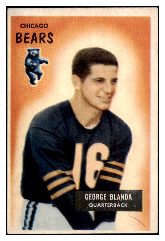 1955 Bowman Football #062 George Blanda Bears EX 492444