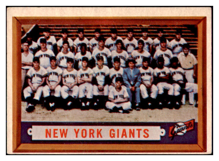 1957 Topps Baseball #317 New York Giants Team VG-EX 492465
