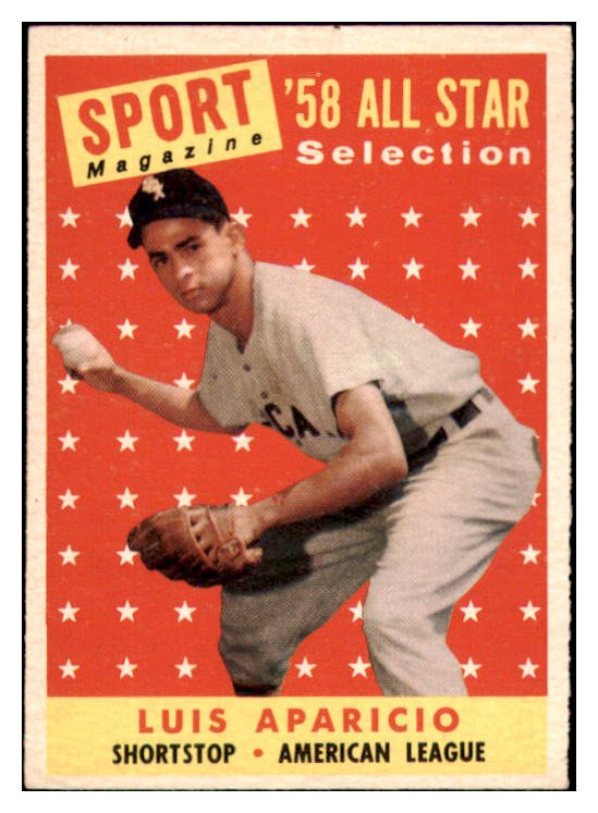 1958 Topps Baseball #483 Luis Aparicio A.S. White Sox VG-EX 492466