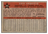 1958 Topps Baseball #483 Luis Aparicio A.S. White Sox VG-EX 492466