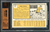 1963 Topps Baseball #087 Bob Veale Pirates BCG 7 NM 492493
