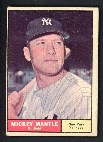 1961 Topps Baseball #300 Mickey Mantle Yankees VG-EX 492504