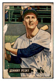 1951 Bowman Baseball #015 Johnny Pesky Red Sox PR-FR 492516