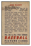 1951 Bowman Baseball #066 Bob Elliott Braves EX-MT 492555