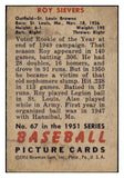 1951 Bowman Baseball #067 Roy Sievers Browns EX-MT 492556
