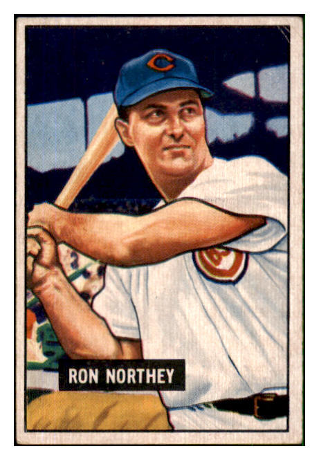 1951 Bowman Baseball #070 Ron Northey Cubs VG-EX 492559