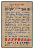 1951 Bowman Baseball #070 Ron Northey Cubs VG-EX 492559