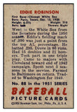 1951 Bowman Baseball #088 Eddie Robinson White Sox EX-MT 492575