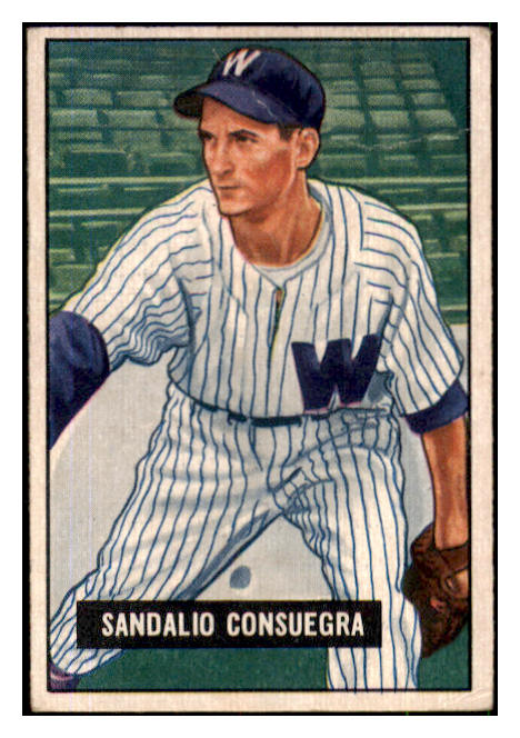 1951 Bowman Baseball #096 Sandy Consuegra Senators VG-EX 492583
