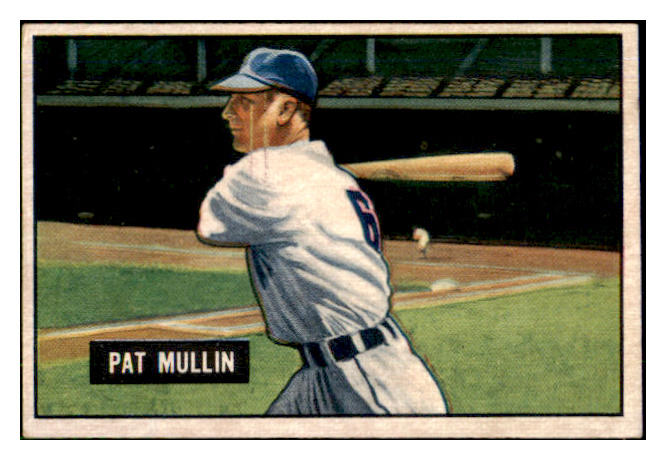 1951 Bowman Baseball #106 Pat Mullin Tigers EX-MT 492593