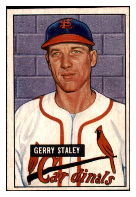 1951 Bowman Baseball #121 Gerry Staley Cardinals EX-MT 492607