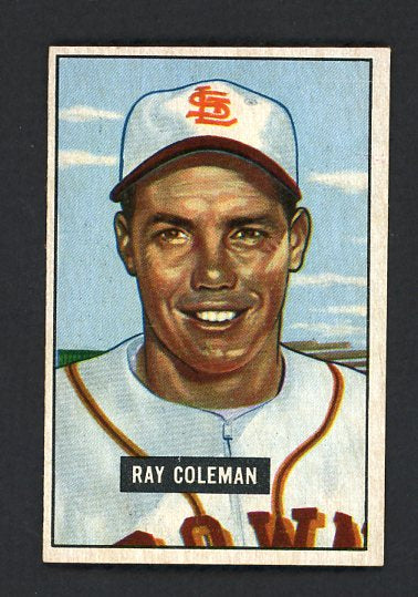 1951 Bowman Baseball #136 Ray Coleman Browns EX-MT 492618