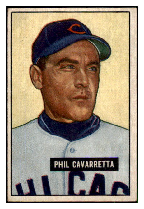 1951 Bowman Baseball #138 Phil Cavarretta Cubs GD-VG 492620
