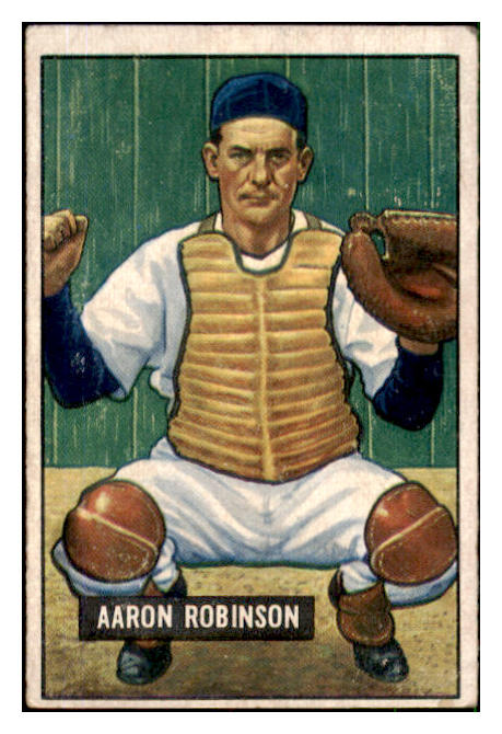 1951 Bowman Baseball #142 Aaron Robinson Tigers VG-EX 492623