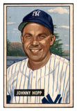 1951 Bowman Baseball #146 Johnny Hopp Yankees EX 492626