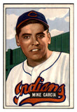 1951 Bowman Baseball #150 Mike Garcia Indians EX-MT 492630