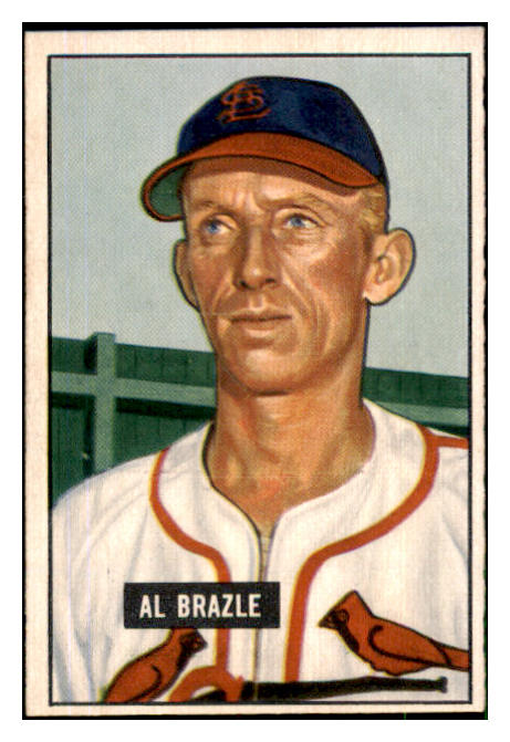 1951 Bowman Baseball #157 Al Brazle Cardinals EX-MT 492636