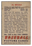 1951 Bowman Baseball #157 Al Brazle Cardinals EX-MT 492636