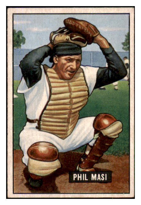 1951 Bowman Baseball #160 Phil Masi White Sox EX-MT 492639