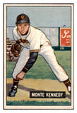 1951 Bowman Baseball #163 Monte Kennedy Giants EX-MT 492642