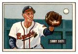 1951 Bowman Baseball #170 Sibby Sisti Braves EX-MT 492648