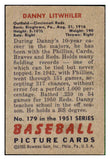 1951 Bowman Baseball #179 Danny Litwhiler Reds VG-EX 492656
