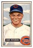 1951 Bowman Baseball #215 Kent Peterson Reds EX 492685