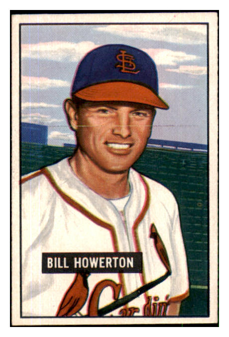 1951 Bowman Baseball #229 Bill Howerton Pirates EX 492693