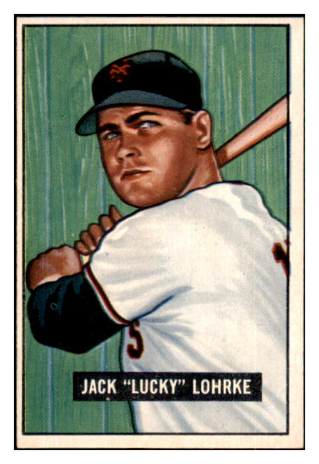 1951 Bowman Baseball #235 Jack Lohrke Giants EX-MT 492698