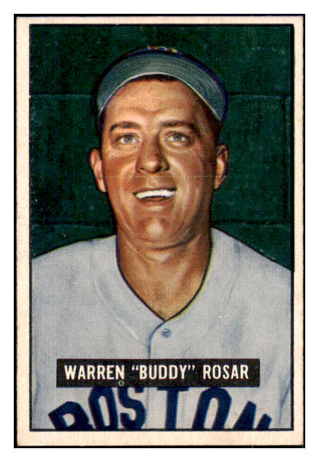 1951 Bowman Baseball #236 Buddy Rosar Red Sox EX-MT 492699