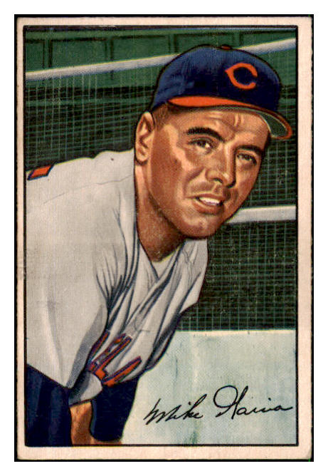 1952 Bowman Baseball #007 Mike Garcia Indians VG-EX 492738