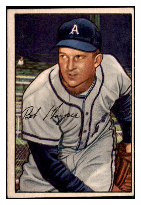 1952 Bowman Baseball #010 Bob Hooper A's VG-EX 492740