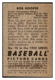 1952 Bowman Baseball #010 Bob Hooper A's VG-EX 492740