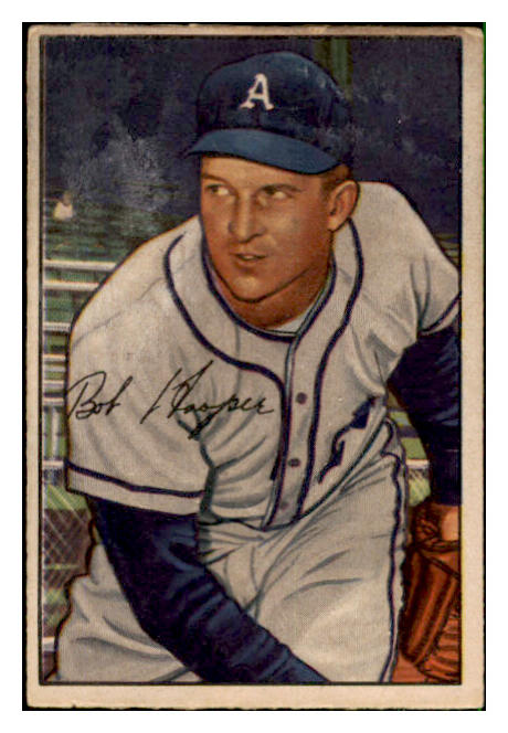 1952 Bowman Baseball #010 Bob Hooper A's VG 492741