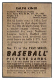 1952 Bowman Baseball #011 Ralph Kiner Pirates VG-EX 492742